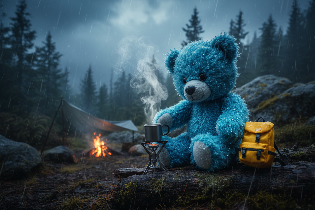 Making a Brew in the Rain Without Spilling It