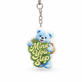 MindYourStep Blue Keyring